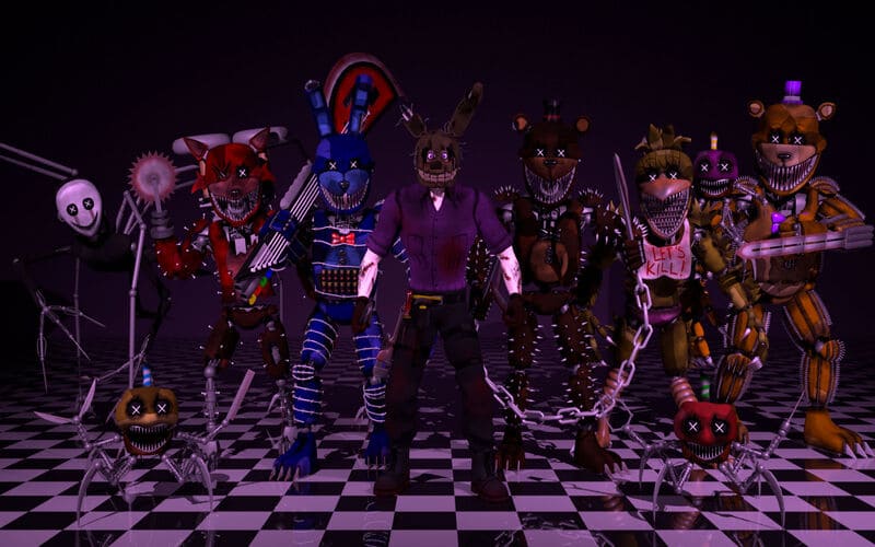 FNAF Security Breach Animatronics