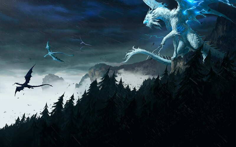 White Dragons in Mythology