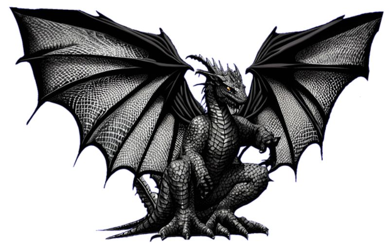 evil black dragon names