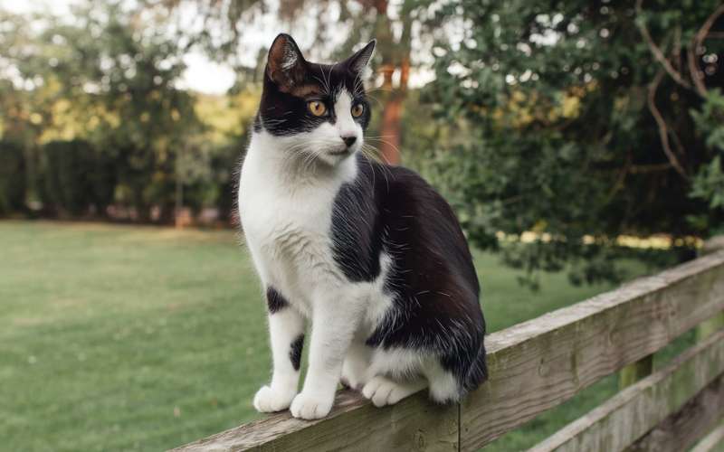 black and white male cat names